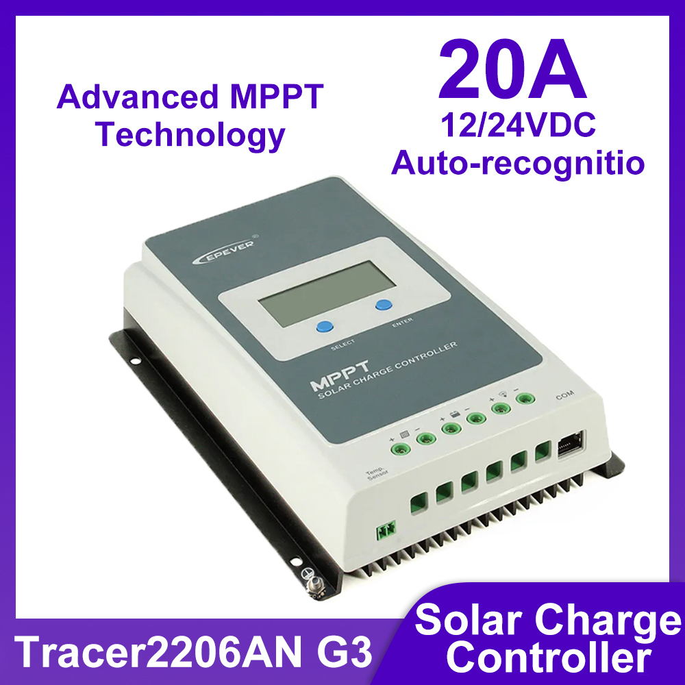 Drone Solar Charger - EPEVER 20A Tracer2206AN G3 Tracer2210AN G3