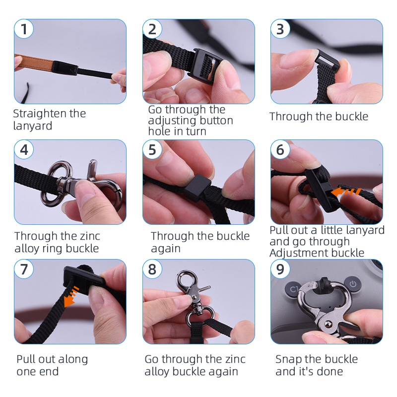 Drone Remote Controller Lanyard - DJI FPV Combo için Uzaktan Kumanda