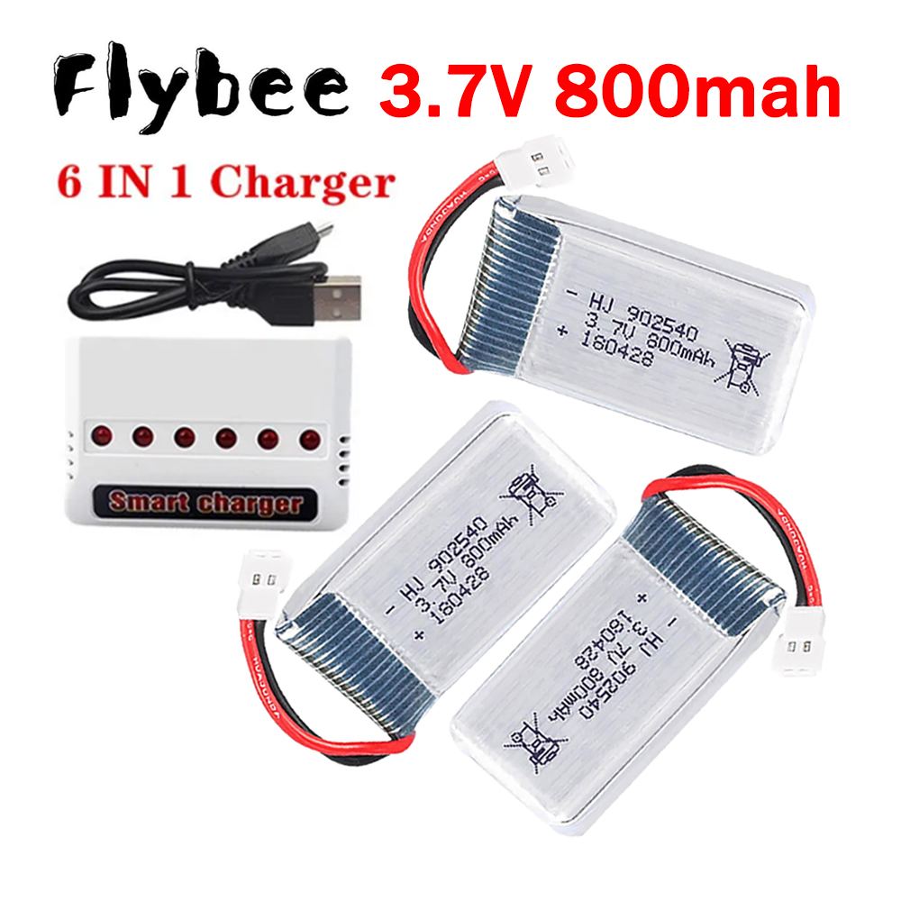 Drone Battery Charger - MEW 800mAh 3.7V Lipo Pil +