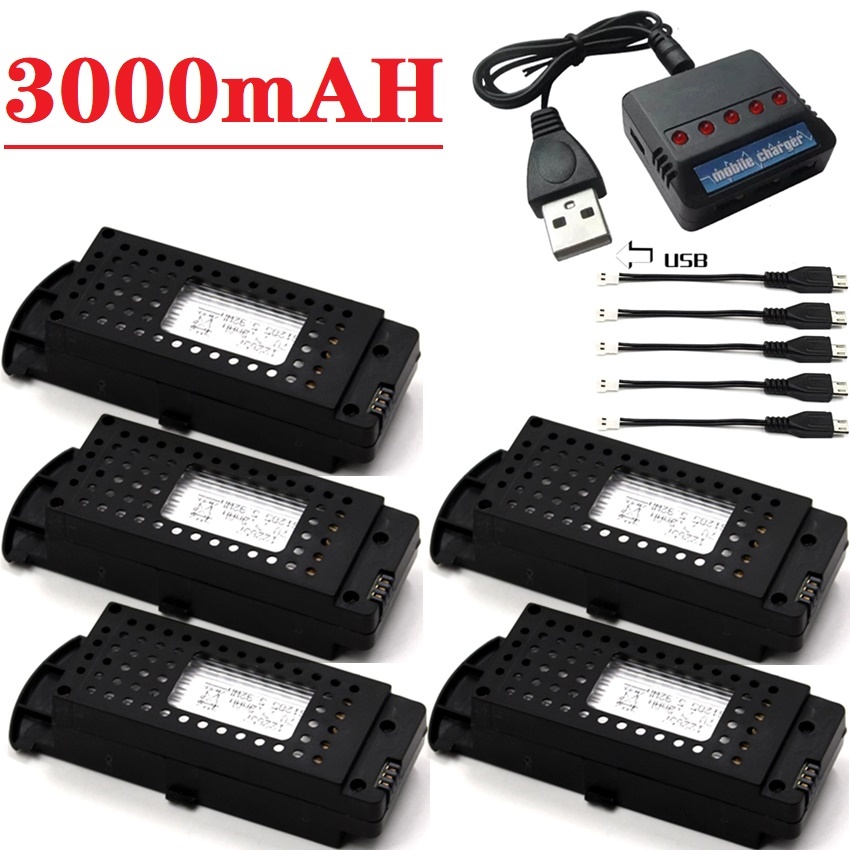 Drone Power Bank - Q6 Drone Pil 3.7V 3000mAh G6