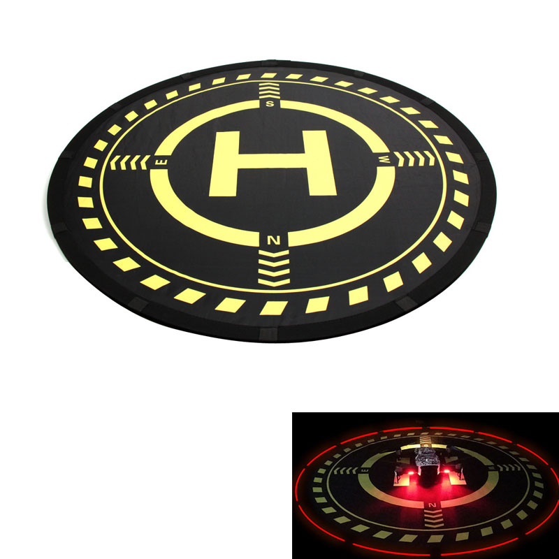 Drone Landing Pad - Drone park önlüğü ışık ile gece