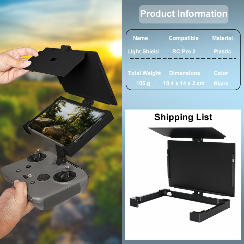 Drone Controller Hood - Yeni RC Pro 2 Güneşliği DJI