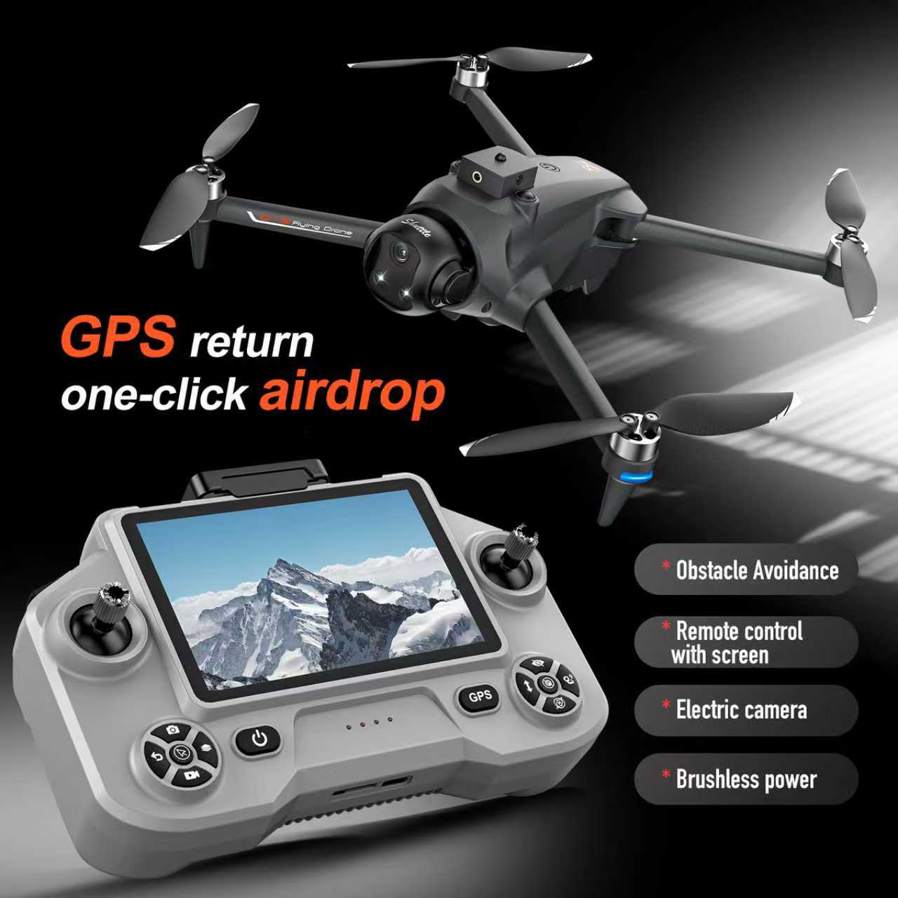 Drone Controller Screen - YL059 FPV GPS Quadcopter Drone 8K