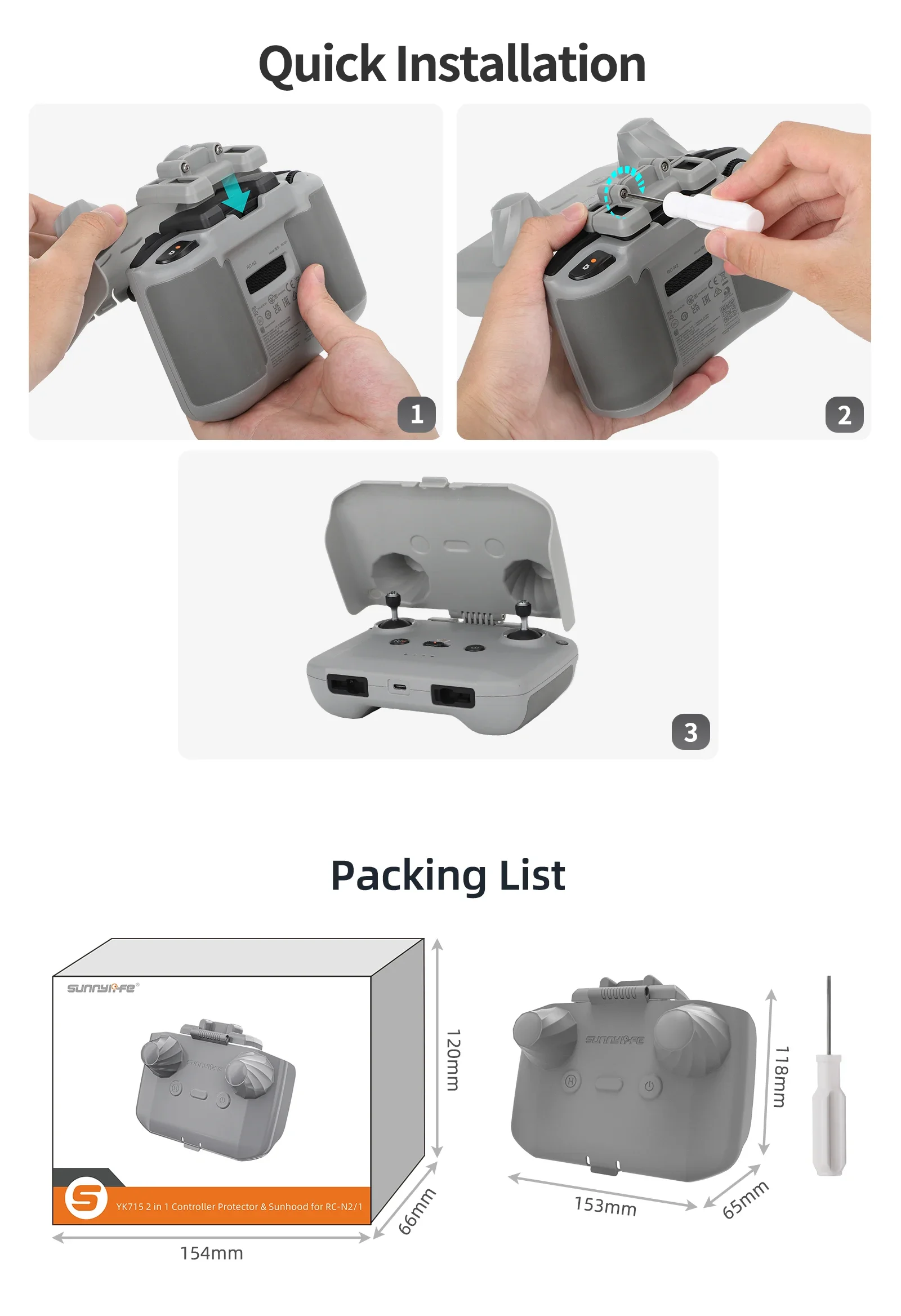 DJI NEO 2 Mini 3 4 Pro/ AIR 3  - Drone Control Stick incelemesi ve fiyatı