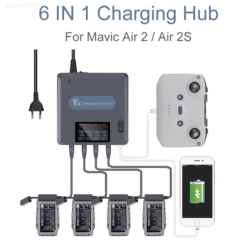 6 in 1 dijital ekran pil şarj  - Drone Power Bank incelemesi ve fiyatı