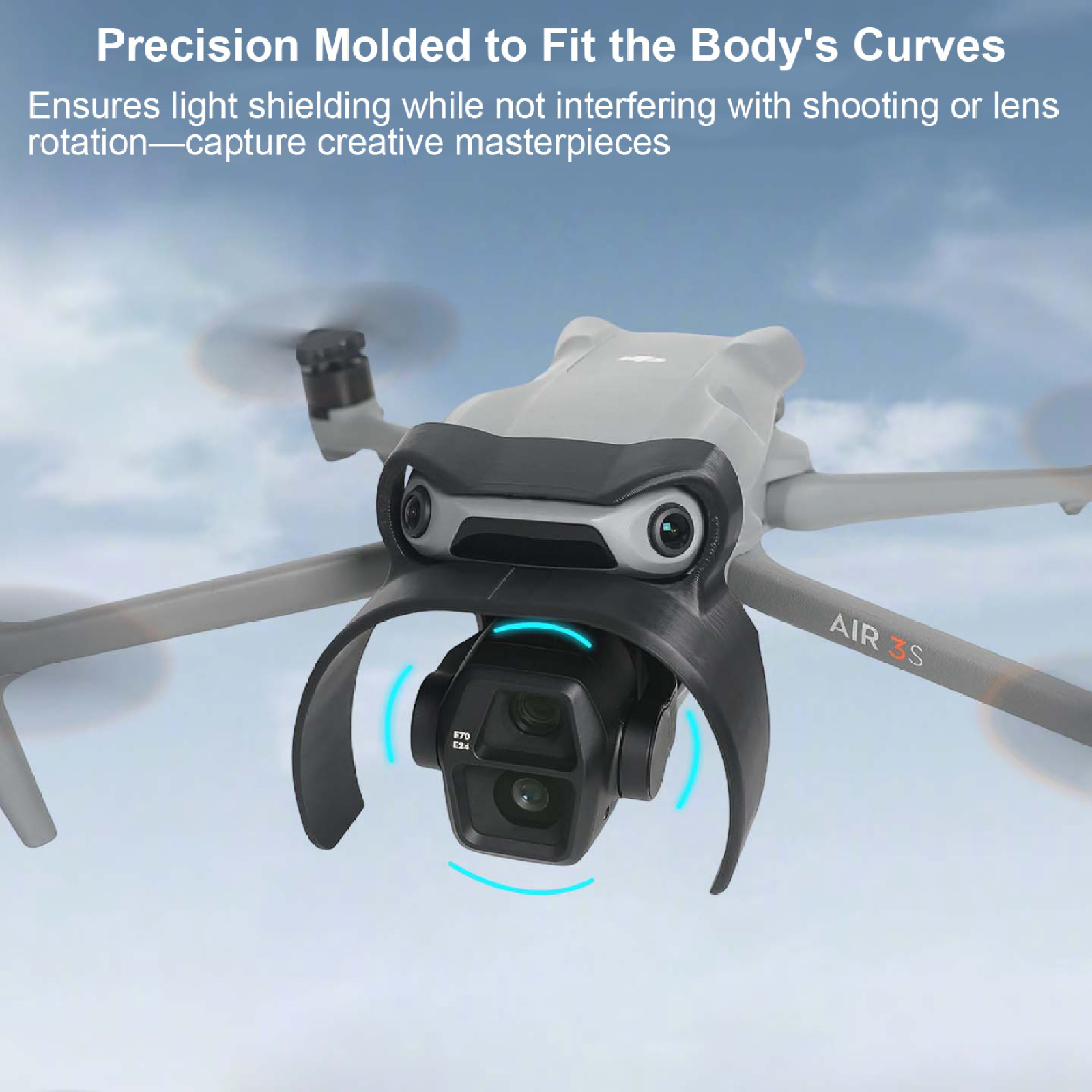 DJI Mavic Air 3S Lens Hood içi - Drone Sun Shade incelemesi ve fiyatı