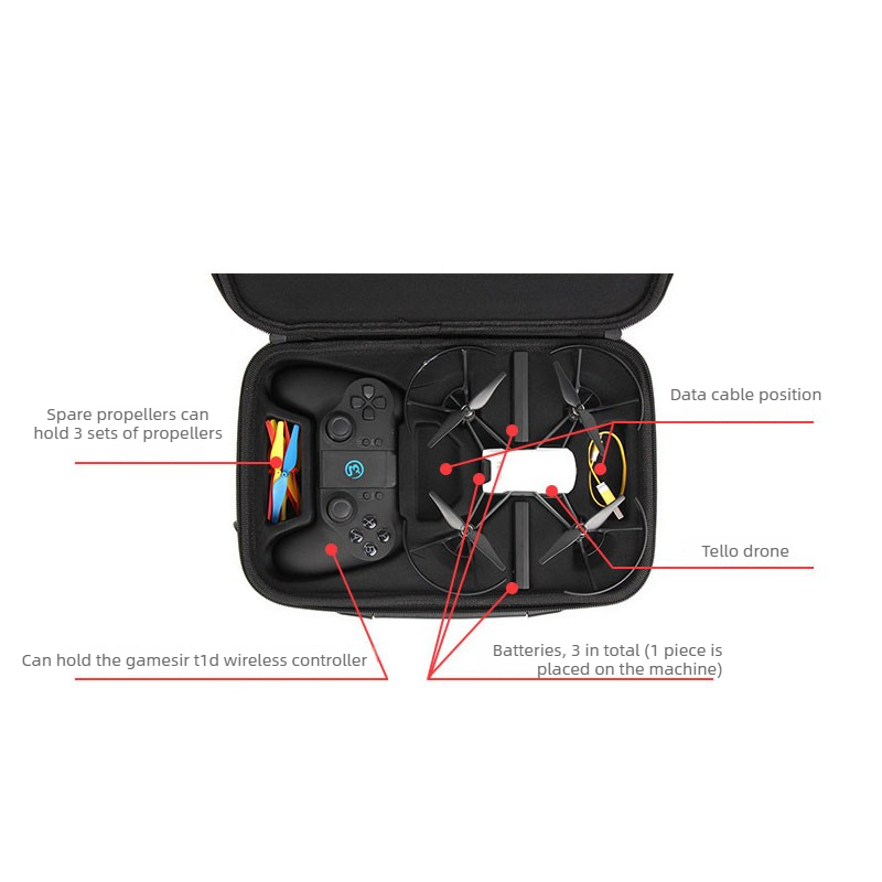 Tello Drone için Saklama Çanta - Drone Hard Shell Case incelemesi ve fiyatı