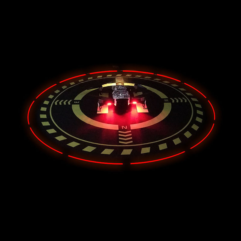 Drone park önlüğü ışık ile gec - Drone Landing Pad incelemesi ve fiyatı