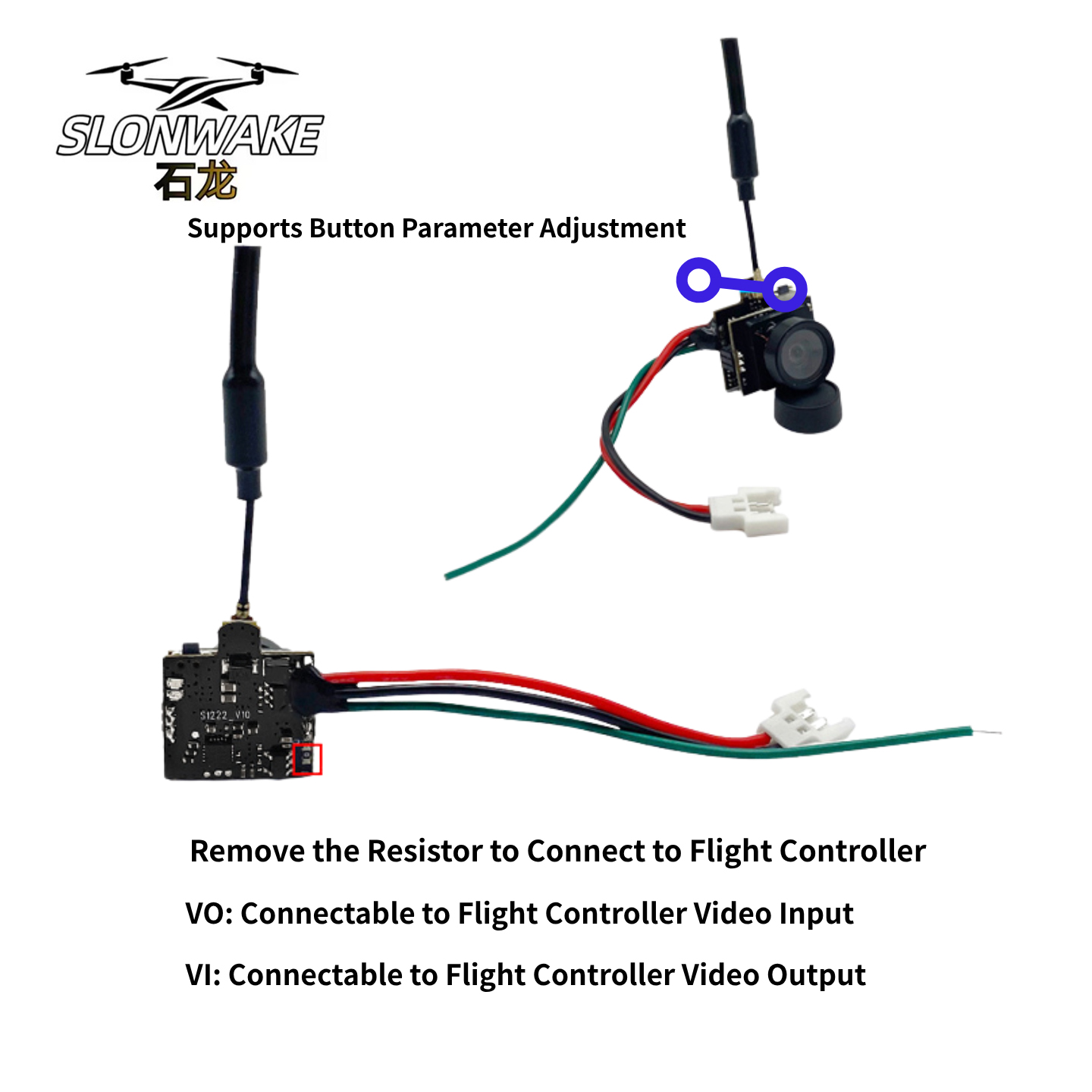 SLONWAKE 5.8G Analog Video İle - Drone Controller Screen incelemesi ve fiyatı