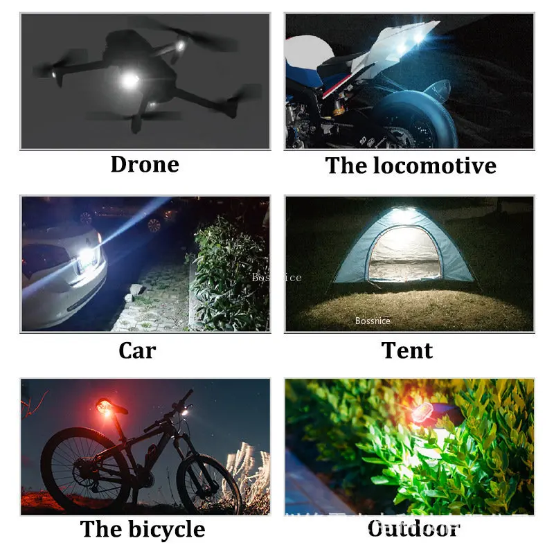 1/2 adet kablosuz LED çakarlı  - Drone Beacon Light incelemesi ve fiyatı