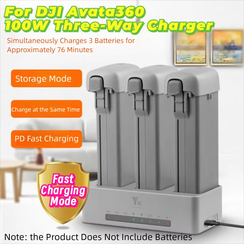DJI AVATA360 Drone Pil için üç - Drone Power Bank incelemesi ve fiyatı