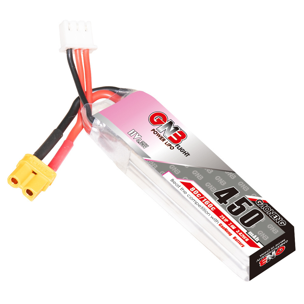 GNB LiPo Pil HV 2S 7.6V 450mAh - Drone Power Bank incelemesi ve fiyatı
