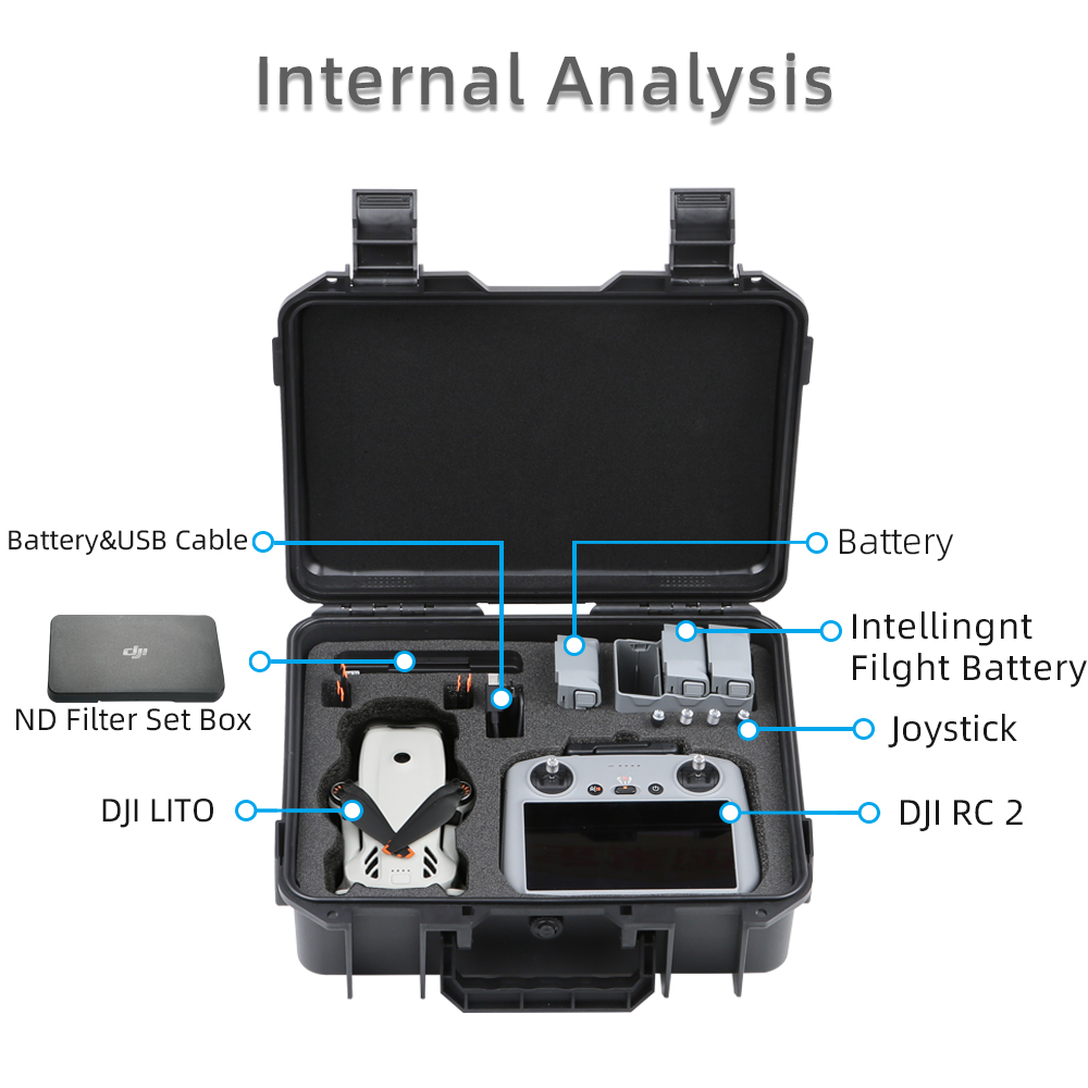 DJI LITO 1 X1 Drone Sert Kılıf - Drone Hard Shell Case incelemesi ve fiyatı