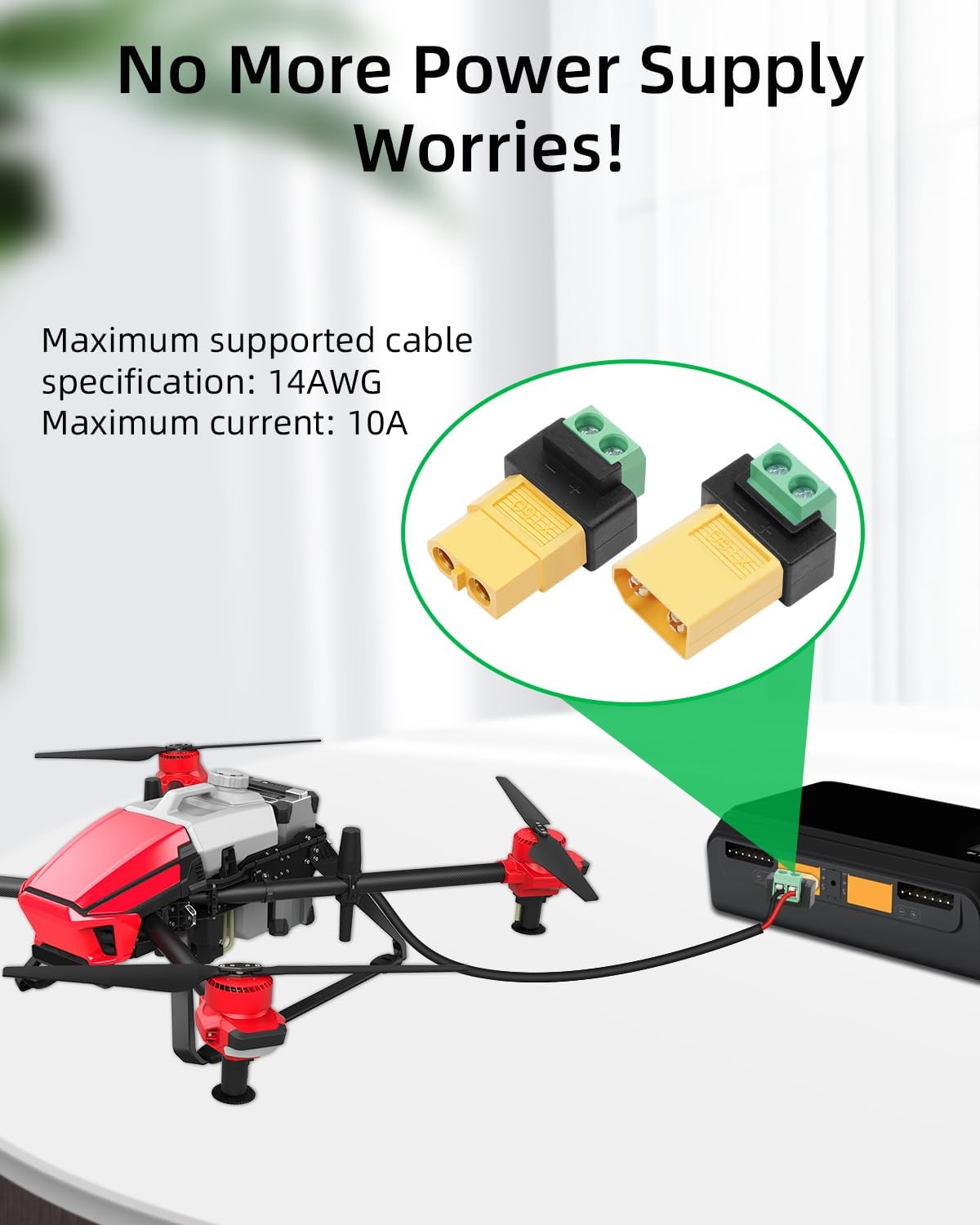 Lehimsiz 2 Pinli XT60 Erkek Di - Drone Solar Charger incelemesi ve fiyatı