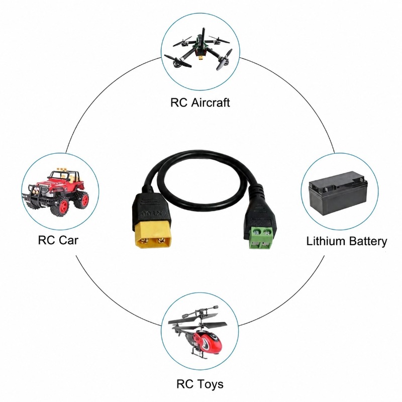 XT60 Konnektör Erkek Dişi - 2  - Drone Battery Adapter incelemesi ve fiyatı