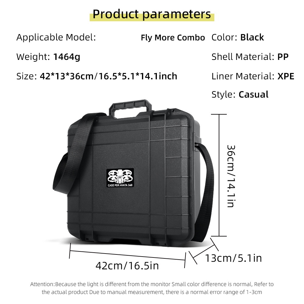 DJI Avata 360 için Patlamaya D - Drone Hard Shell Case incelemesi ve fiyatı