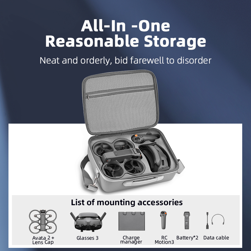 DJI Avata 2 Gözlük 3 için Seya - Drone Carrying Case incelemesi ve fiyatı