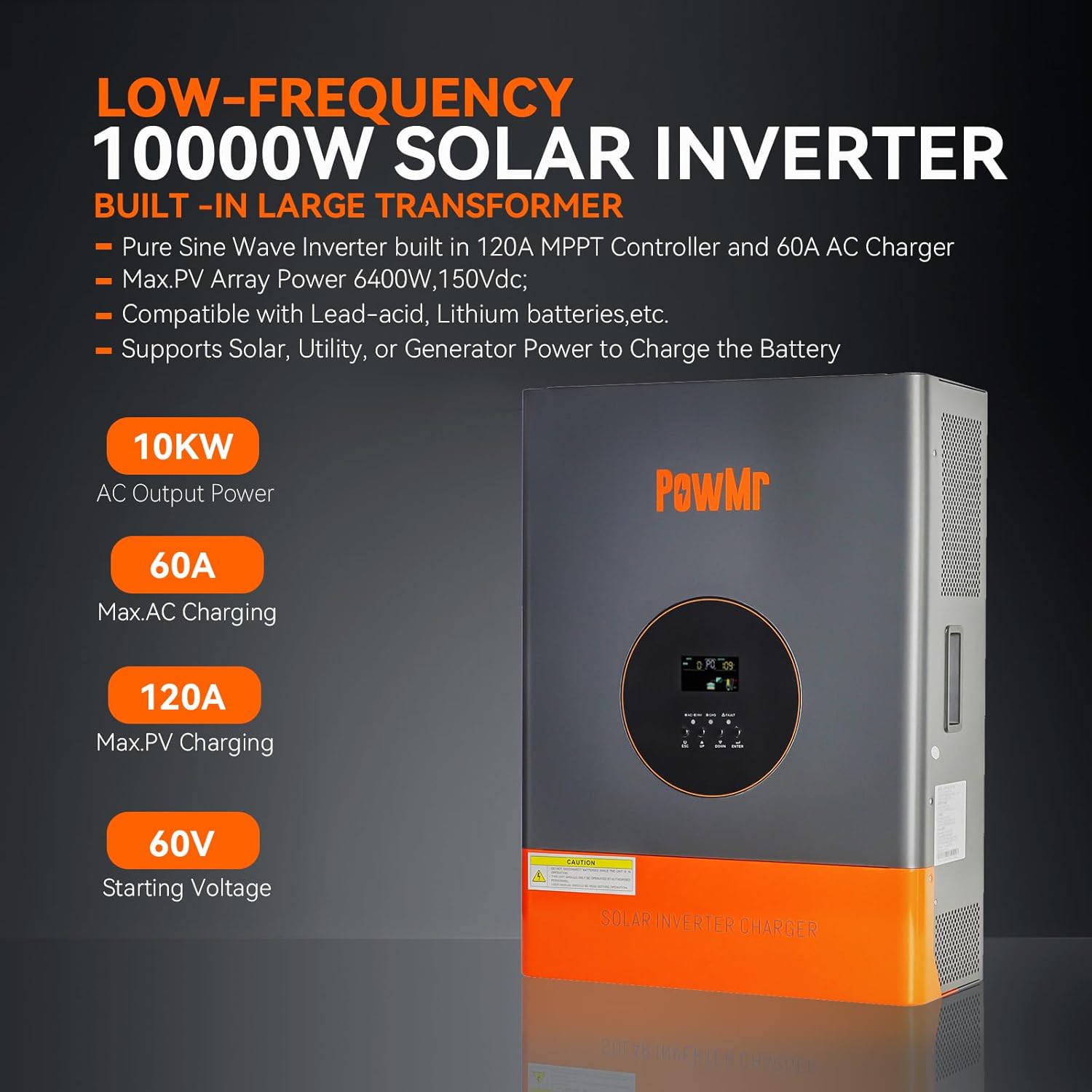 PowMr 10KW 5KW Bölünmüş Fazlı  - Drone Solar Charger incelemesi ve fiyatı
